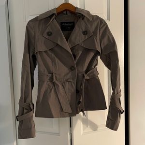 All Saints Brown Trench Coat